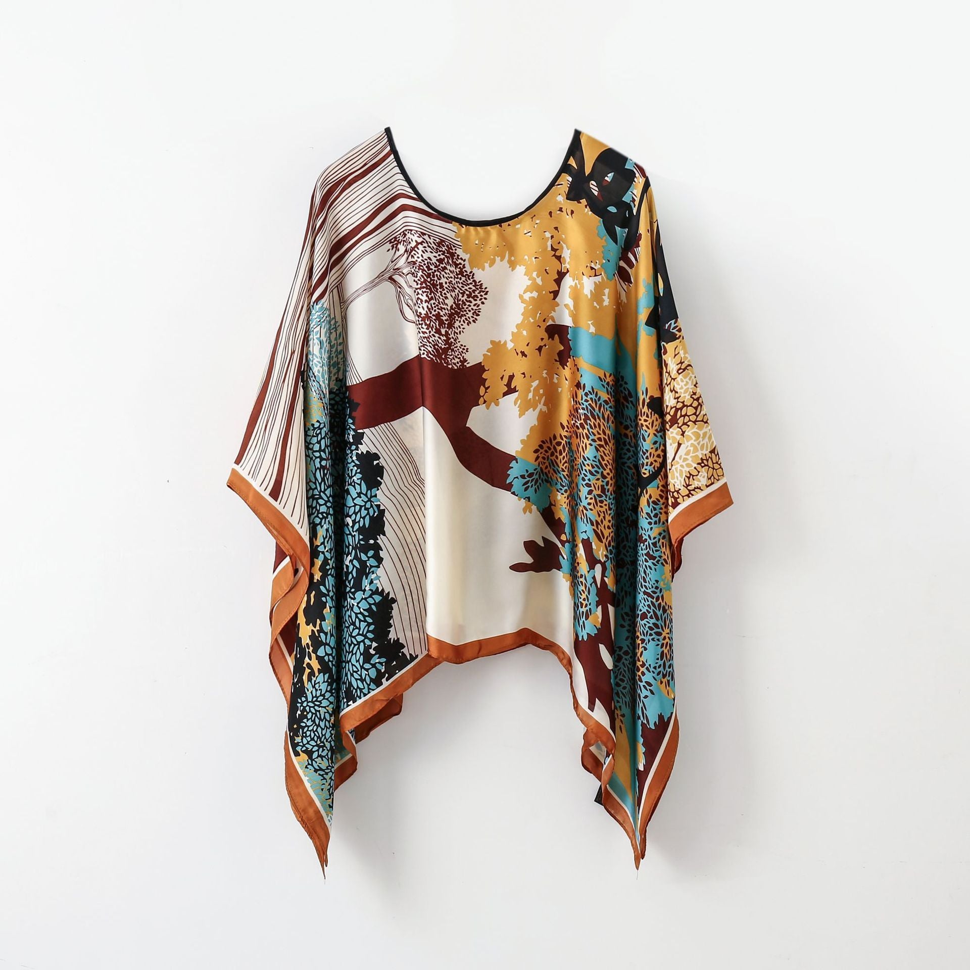 Pullover Shawl & Multifunctional Scarf – Model 14 110X110CM scarves and wraps