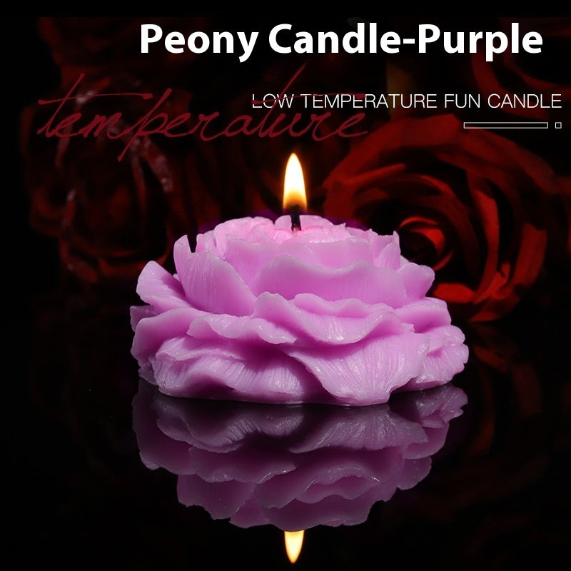 Rose Flower Fragrance Candle – Multiple Colors – Red