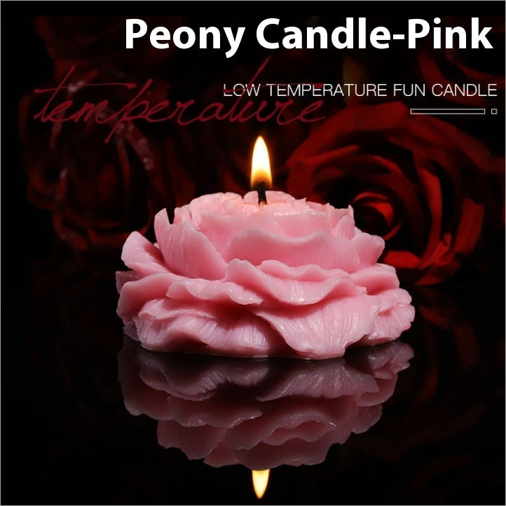 Rose Flower Fragrance Candle – Multiple Colors – Pink Gilding Style