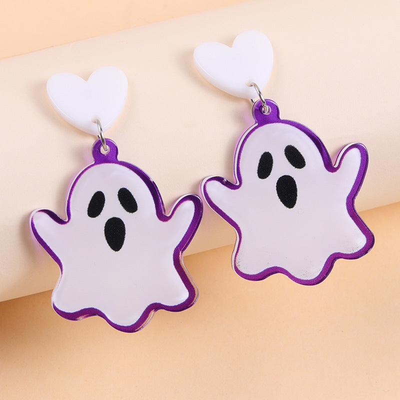Halloween Acrylic Earrings – Spooky Fun Collection