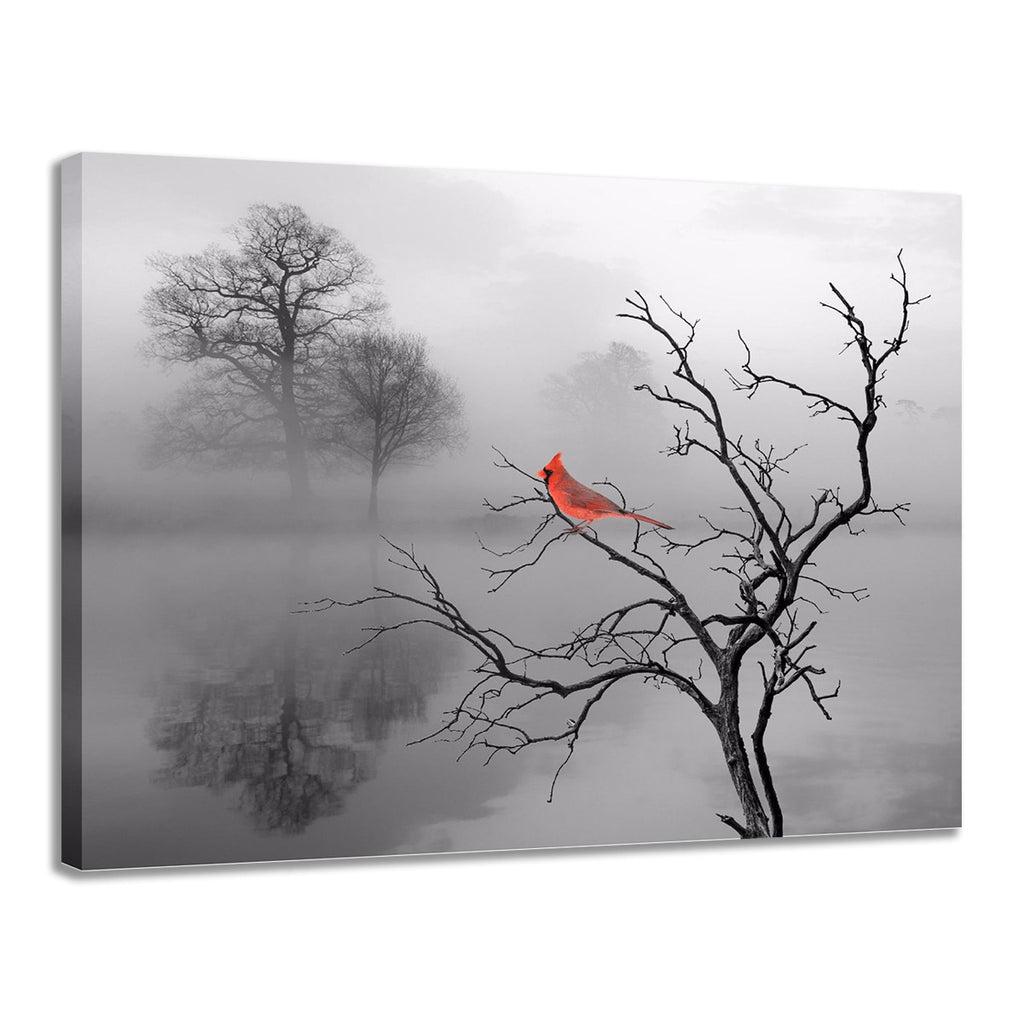 Red Cardinal Memorial Canvas Print