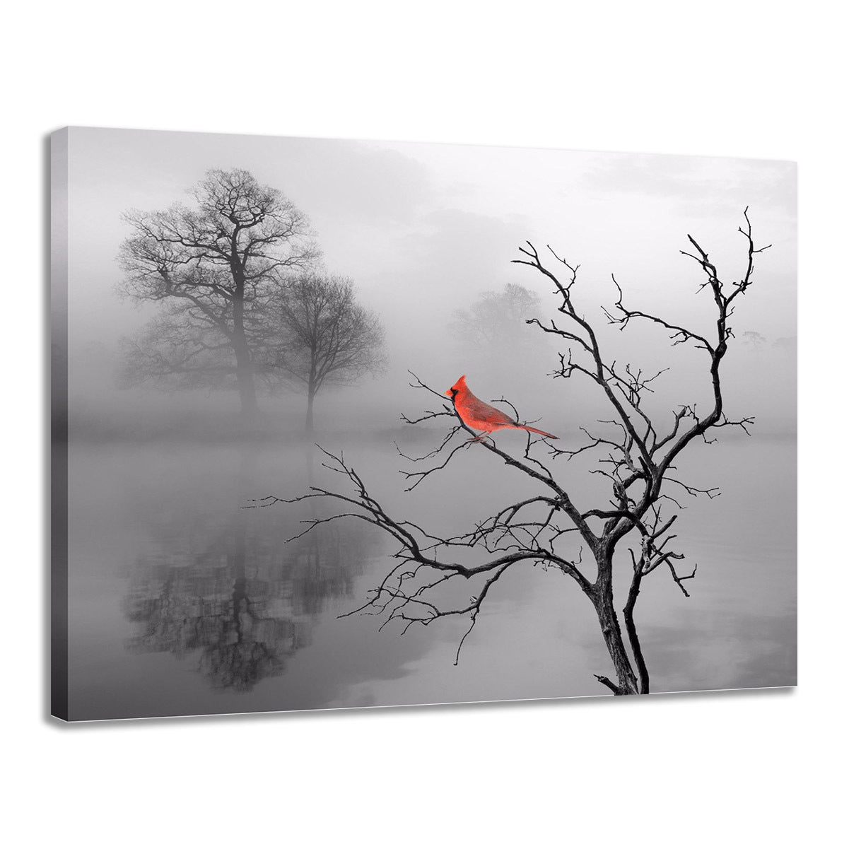 Red Cardinal Memorial Canvas Print