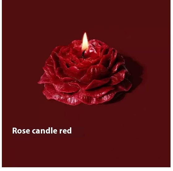 Rose Flower Fragrance Candle – Multiple Colors