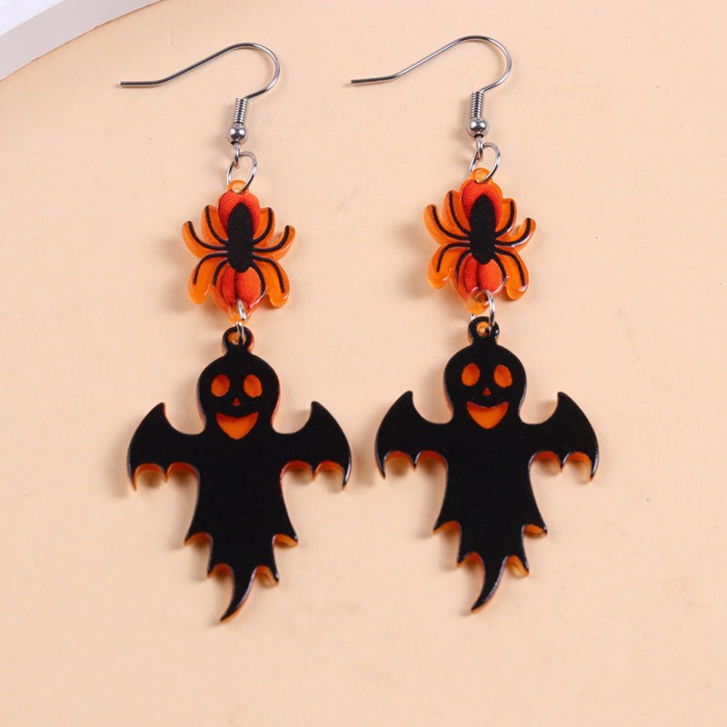 Halloween Acrylic Earrings – Spooky Fun Collection