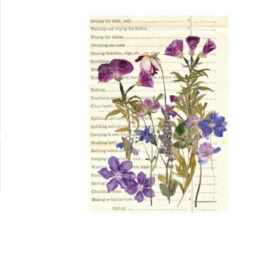 Vintage Plant & Nature DIY Sticker Set – Twilight