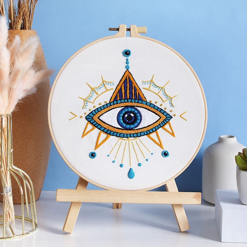 DIY Handmade Embroidery Kit – Mysterious Eye – CX1024 Mysterious Eye 4 Bamboo 20cm