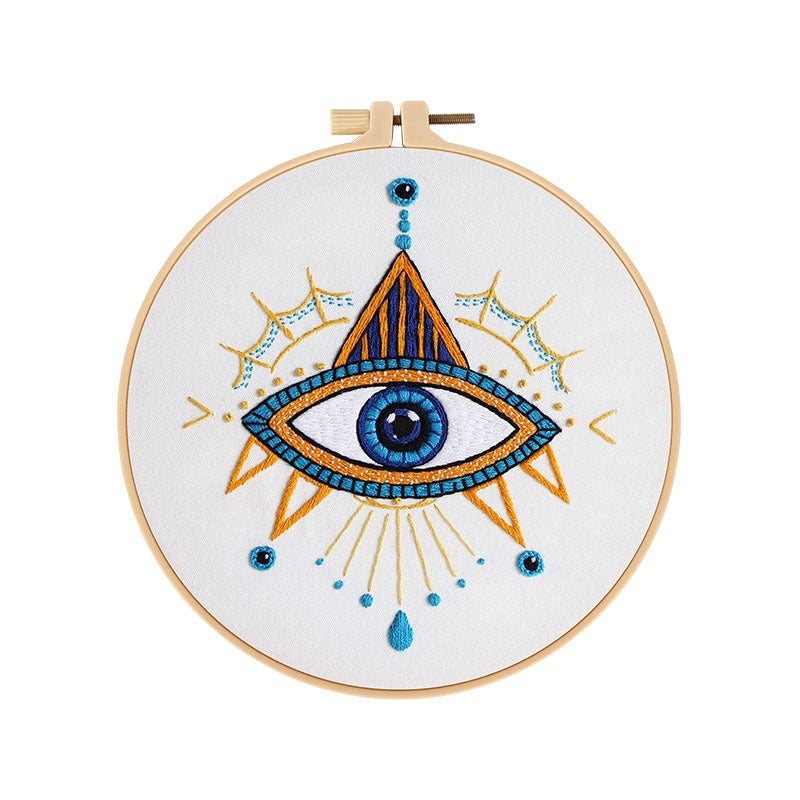 DIY Handmade Embroidery Kit – Mysterious Eye – CX1023 Mysterious Eye 3 Imitation Bamboo 20cm