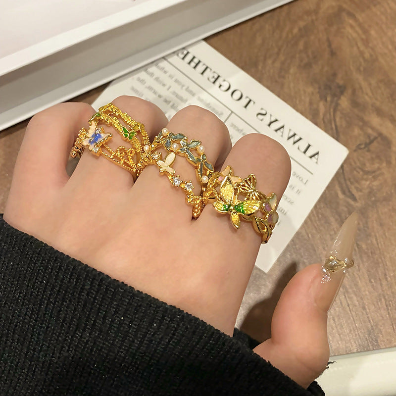 Creative Butterfly Ring Collection – No 12