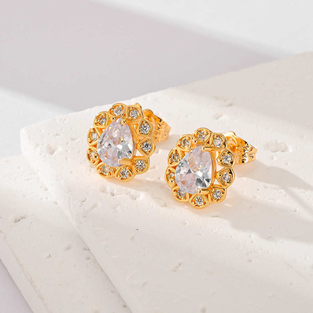 ✨ Fashion Multi-Color Zircon Stud Earrings ✨