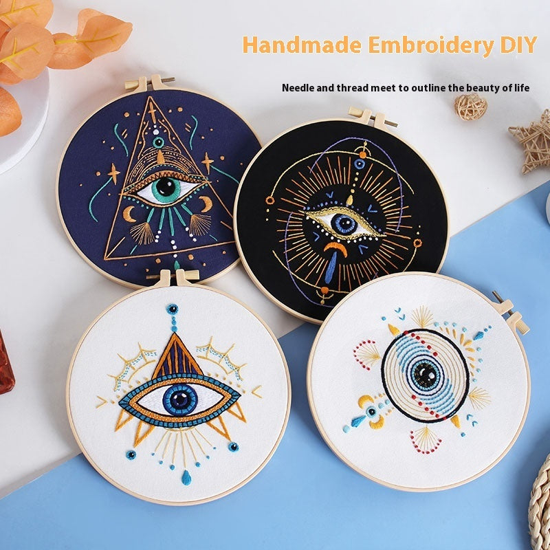 DIY Handmade Embroidery Kit – Mysterious Eye – CX1022 Mysterious Eye 2 Imitation Bamboo 20cm